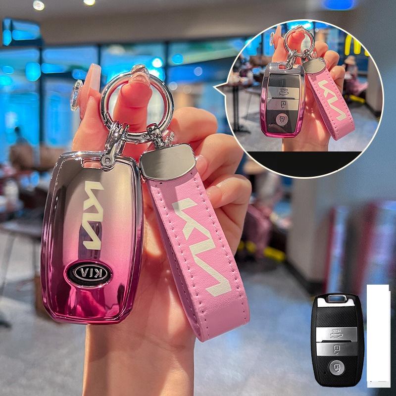 2026 Hot Car Sticker Car Key Case Cover for Kia K2 KX Rio Sorento K4 Cerato Forte Picanto Stonic Carnival Niro Morning Picanto E