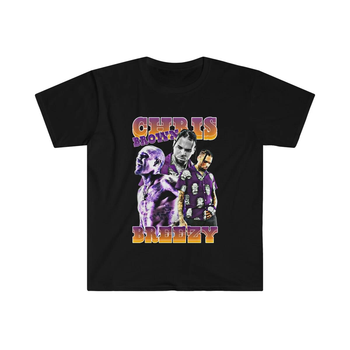 Adult Unisex Chris Brown Breezy Softstyle T-Shirt 3XL