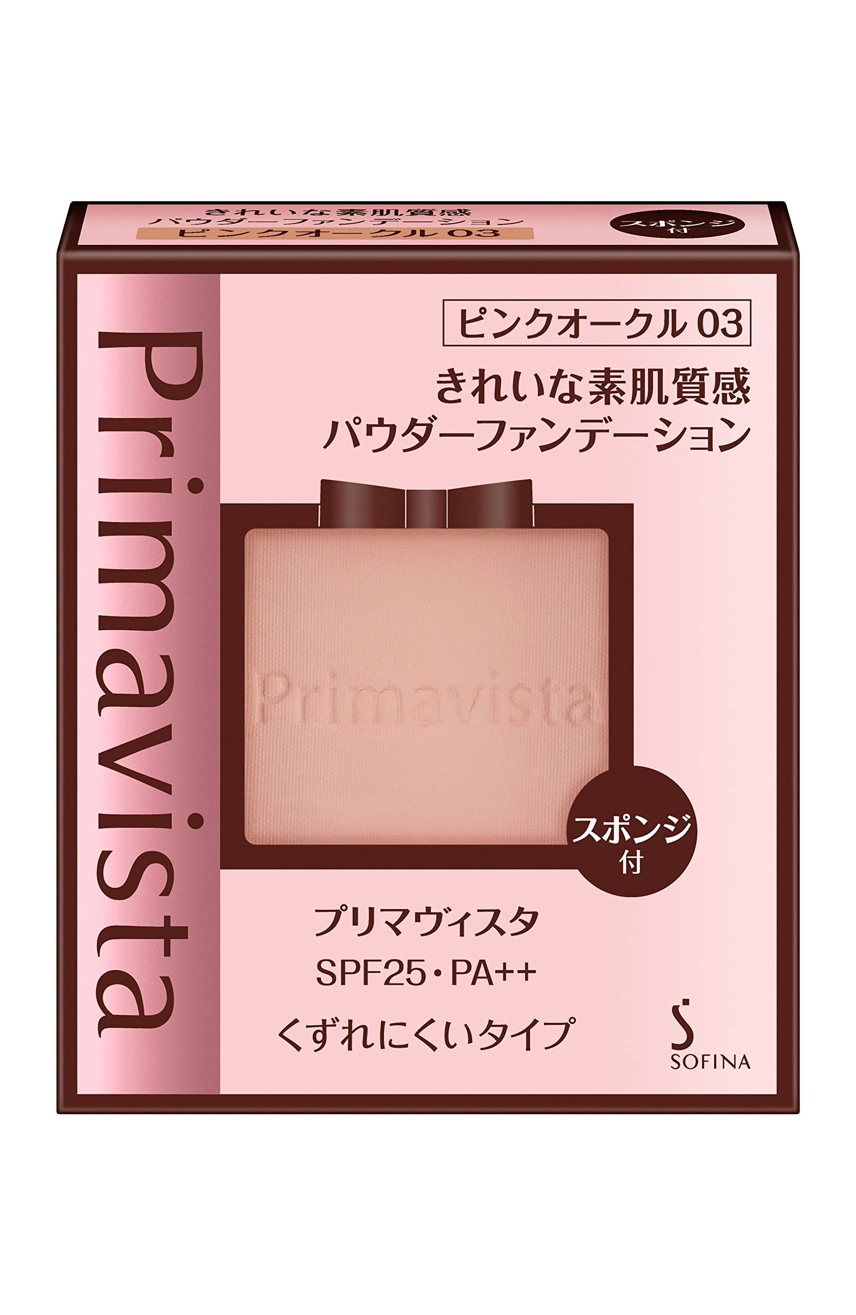 

Primavista Beautiful Skin Texture Powder Foundation Pink Ocher 03 SPF25 9 г PA++