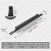 KAK Long Furniture Handles Kitchen Cabinet Knobs and Handles Shoe Cabinets Wardrobes Door Pulls 1000mm Door Handles Hardware