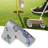 Golf Head Cover Dust-proof Water-proof Accessory Dog Bone Golf Mallet Putter Head Covers for Outdoor