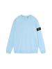 Unisex Solid Color Round Neck Stone Badge Starry Cross Long Sleeve Hoodie