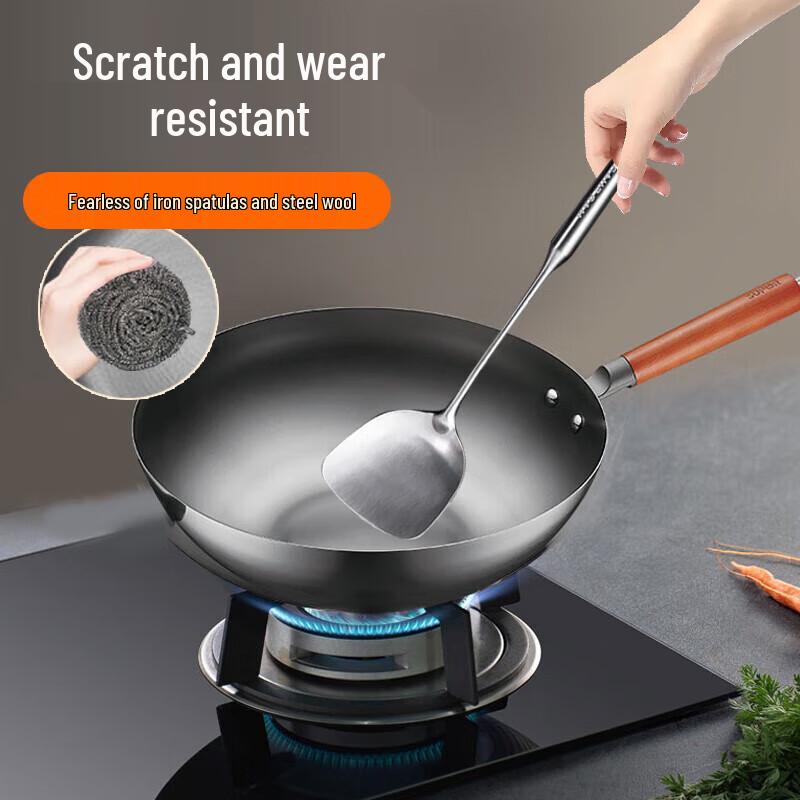 Supor Lightweight Non-Coated Fine Iron Wok