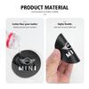 2Pcs Car Emblem Cup Groove Pad Anti Fouling Pad For MINI Cooper JCW Countryman Clubman Cabrio Paceman Coupe Roadster Clubvan