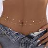 Sexy Body Waist Chain Jewelry For Women Vintage Minimalism Crystal Belly Belt Chain Bohemia Spring Summer Beach Vacation Bijoux