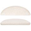 Step Mats 15 Pcs. 56 X 17 X 3 Cm White Semi Round
