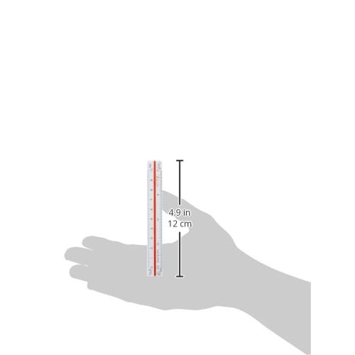 Shinwa Sokutei Triangular Scale A-10 JIS 10cm 70777