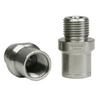 2pack Bike Pedals Thread Converter Bike Quickly Release Hubs Conversion Adapters for Smooth Cycling