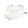 Food Grade PP Juice Drinks Dispenser Container Large Capacity for Colored Cups Birthday Wedding Events Fridge Storage
