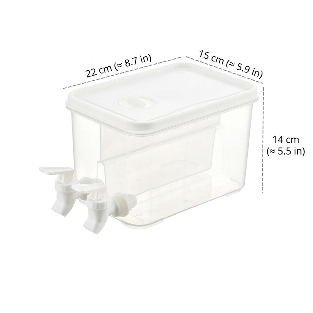 Cold Drinks Juice Dispensers Tea Lemonade Can Jug No Dripping Drink Dispenser Iced Beverage Dispenser for Household Dining Room