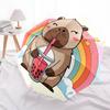 Kapibara Fashionable Automatic Opening/Closing Folding Umbrella. Portable and Foldable, Ideal for Gift, Travel, and Daily Use.