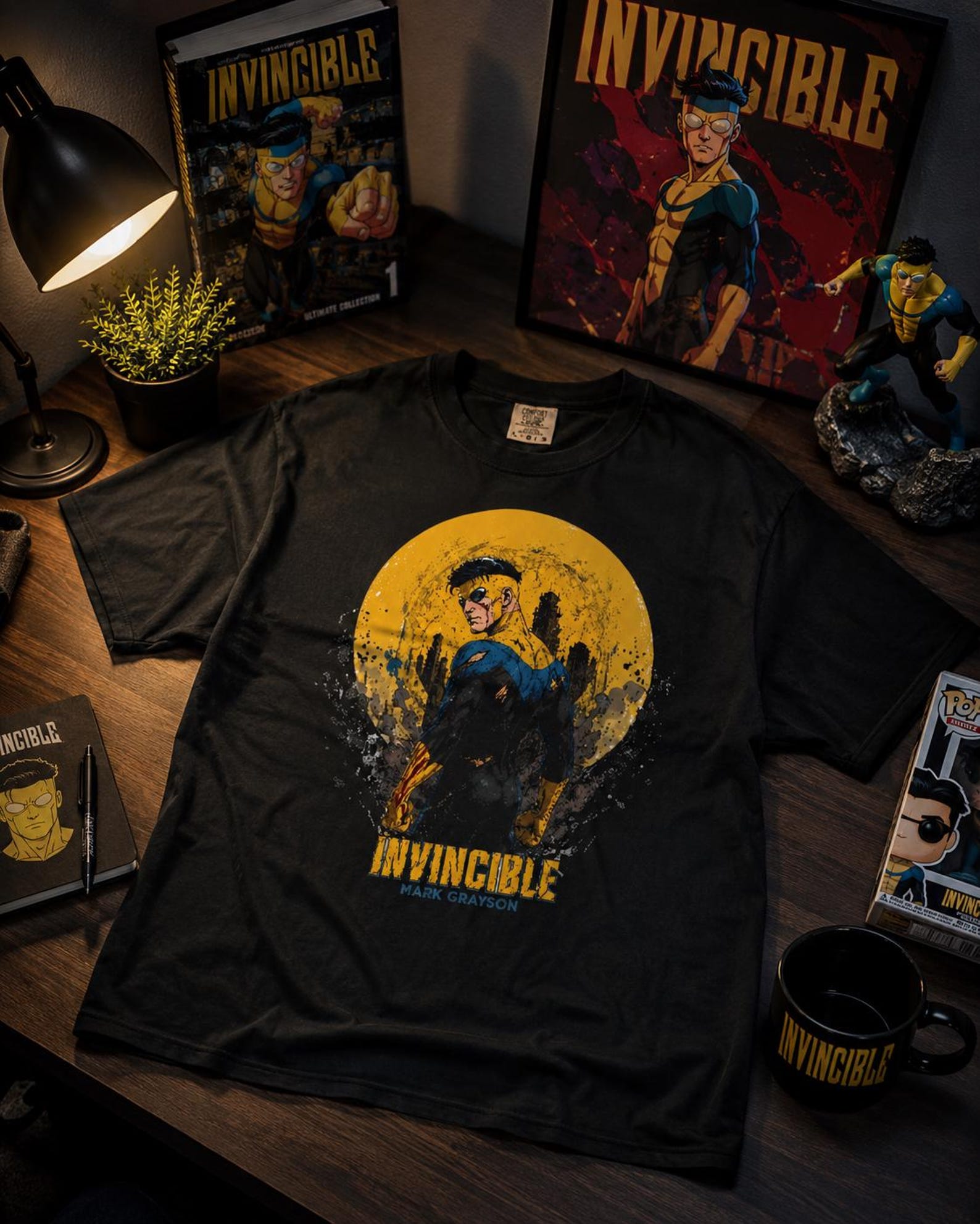 Comfort Colors® Invincible Mark Grayson Vintage Hero Shirt L