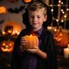 Halloween Pumpkin Led Electronic Candle Light, Halloween PumpkinLantern Decoration Props