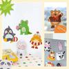Handmade DIY Paste Material Kit Educational Toys Animals Sticker Book 3D EVA Stickers Books  Kids