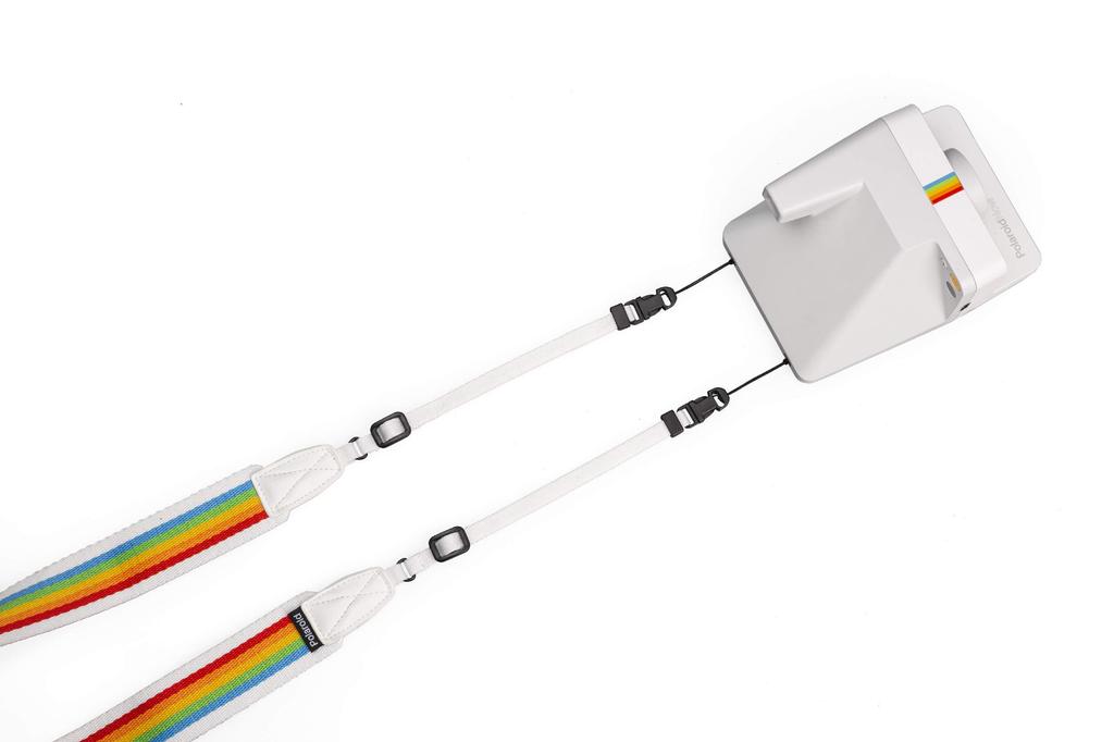 Polaroid Camera Strap Flat – Rainbow Gray (6054)