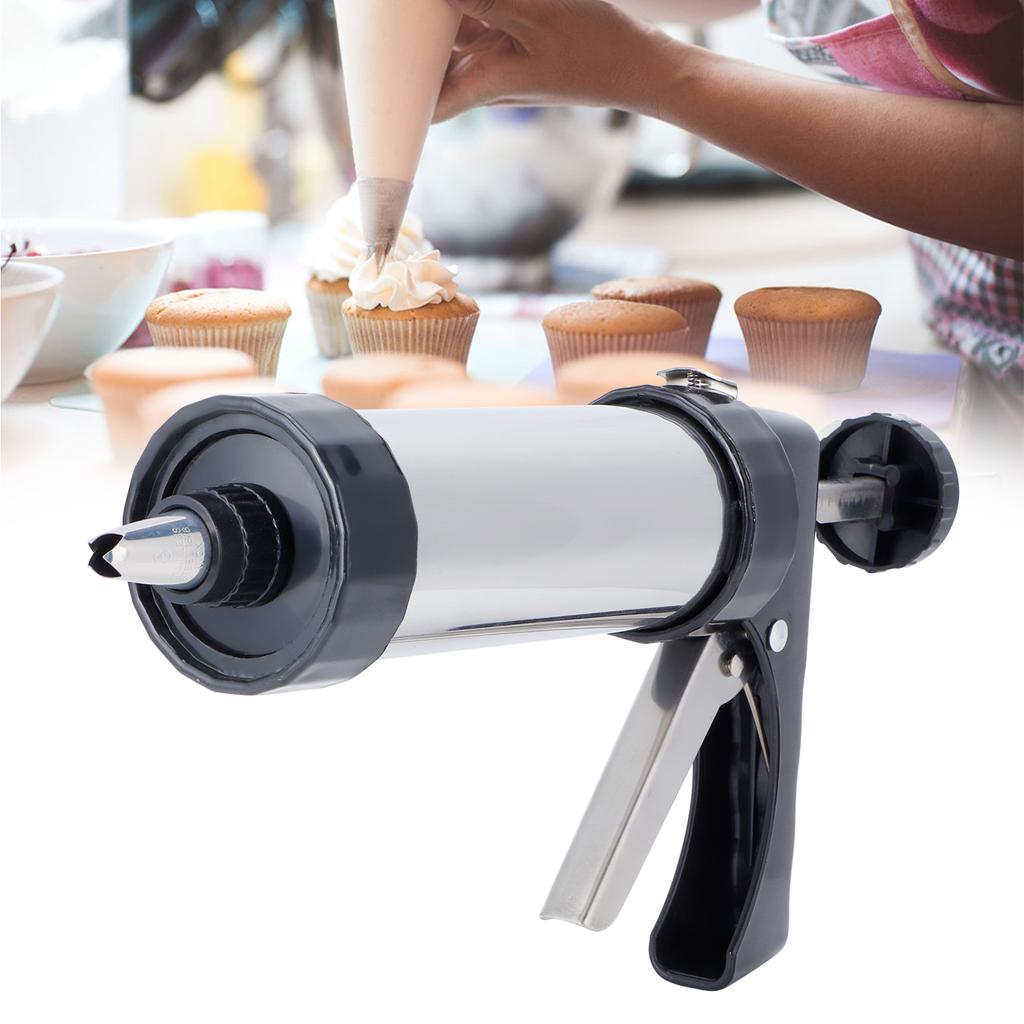 Cookies Press Maker Stainless Steel Cake Pastry Decorating Nozzle Set DIY Baking Tools