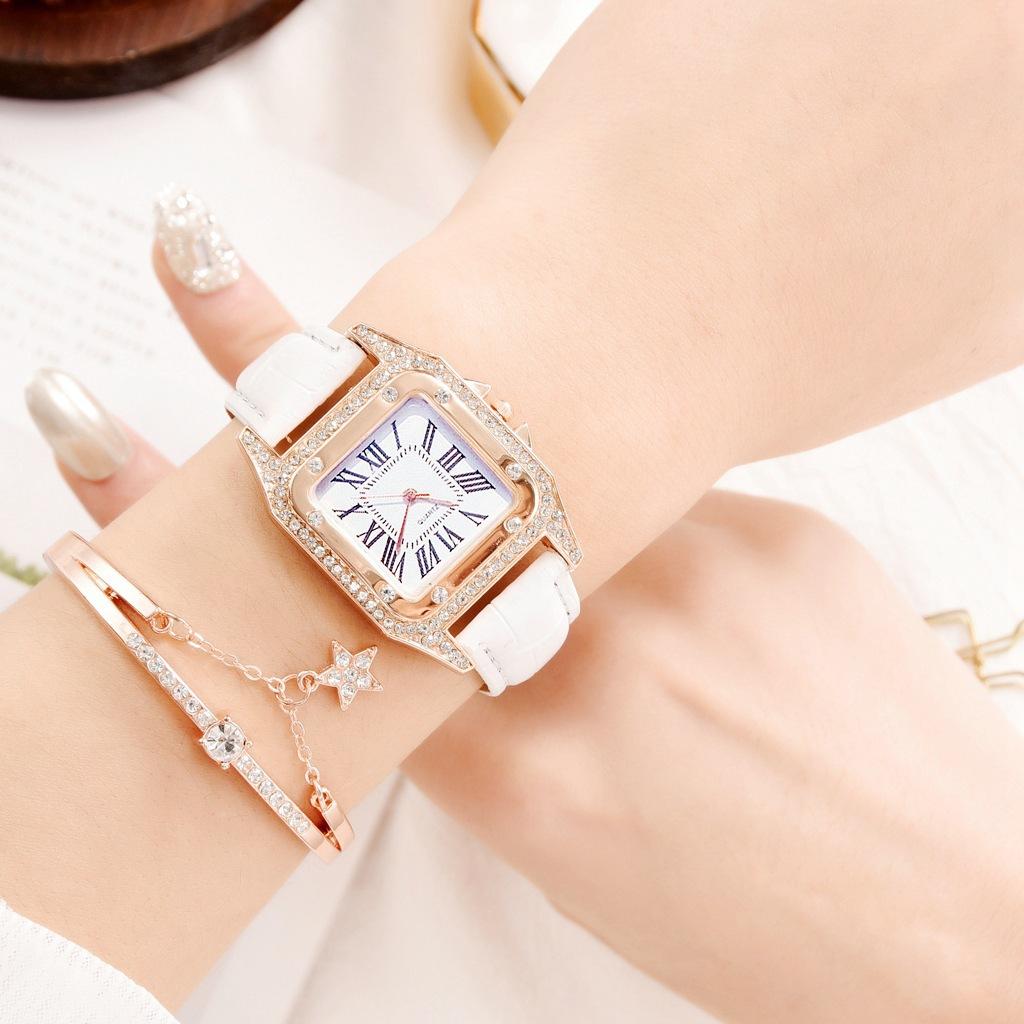 Watch Women's Wine Barrel Square Belt Women's Watch Women's Watch Student Korean Version Casual Watch