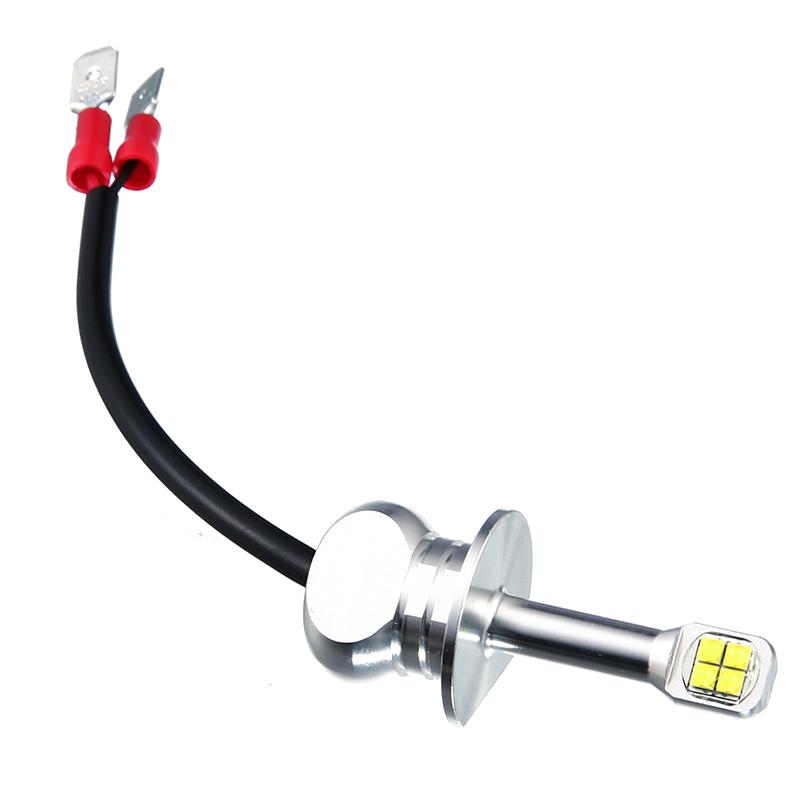 1Pair H3 80W 3000LM Car LED Headlight DRL Fog Tail Driving Lamp Bulb White