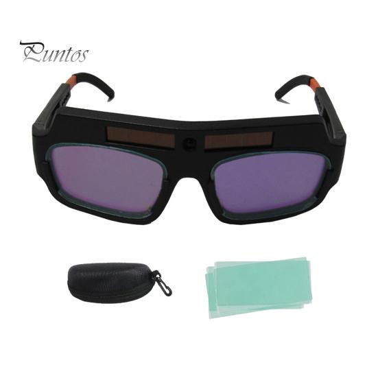 

Очки сварщика с 2 датчиками, прозрачный обзор, широкое применение, настоящие цветные, работающие на солнечной энергии, автоматически затемняющиеся сварочные очки C