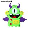 Interaktive Halloween-Marionette Für Kinder Vliesstoff Materialpackung Zum Basteln von Spielzeug