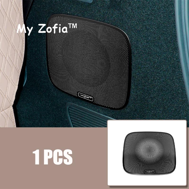 For Xpeng X9 2024 2025 2026 Car Door Audio Speaker Stainless Steel Decoration Cover Trim Horn Air Outlet Panel Cover Accessories