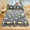 Flannel Fleece Fitted Bed Sheet for Winter Cartoon Style Thick and Warm Drap De Lit Single/Queen/King Fleece Sabanas 150x200