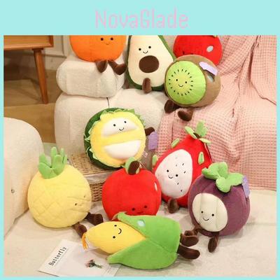 Vegetable Plush Toy Collection For Kids Soft Cotton Filled Cuddle Pillow