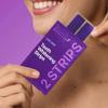 1-3x Strisce Sbiancanti Viola per Uso Quotidiano Formula Delicata Protezione dello Smalto e Rimozione delle Macchie