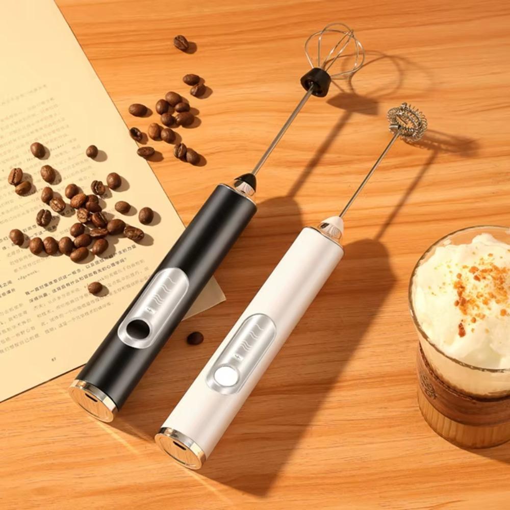 3 Gear Speed Electric Milk Frother Handheld Egg Beater Kitchen Gadget Coffee Whisk  Drink