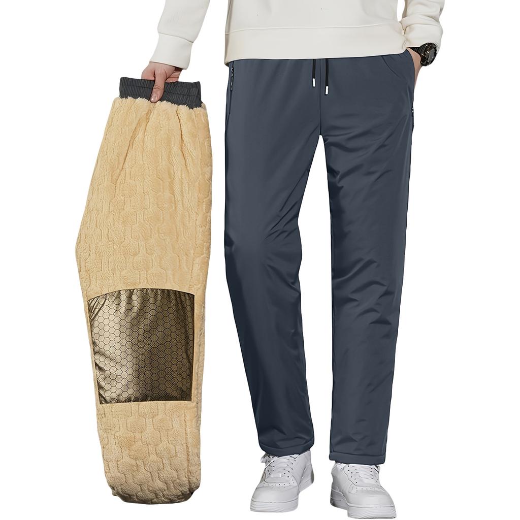 Men's Fleece Casual Drawstring Straight Sweatpants