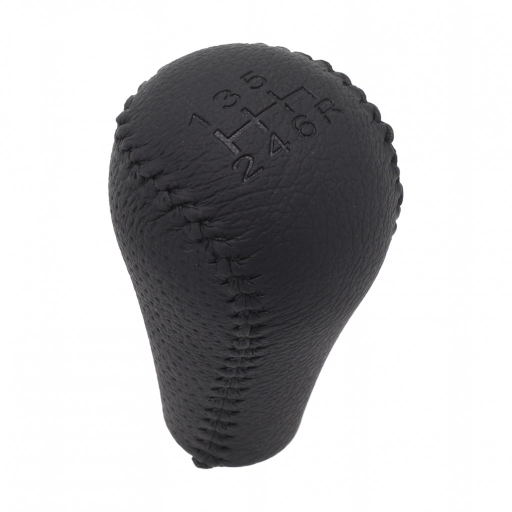 Gear Head Gear Shift Knob Black Plastic+Leather 3286540U00