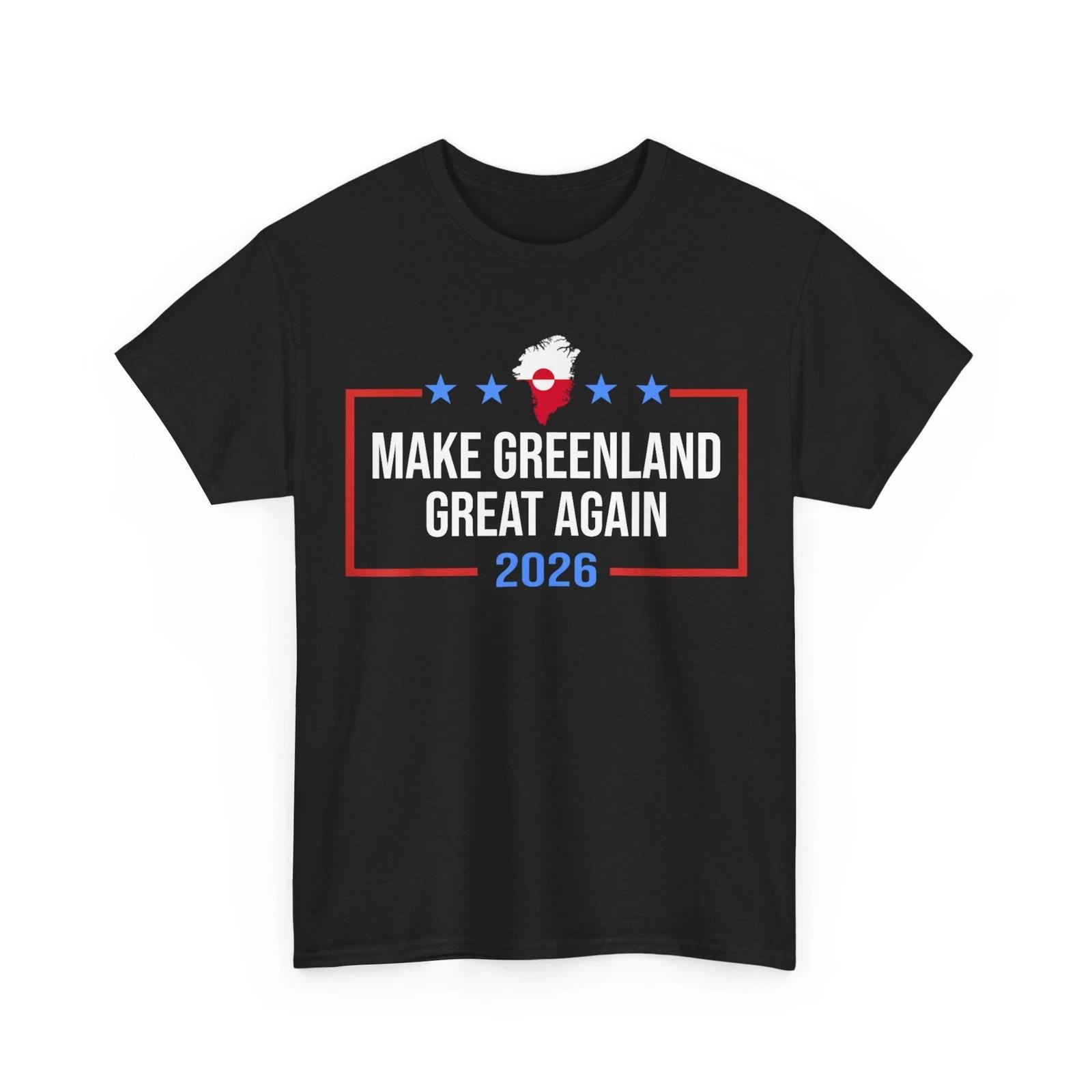 Make Greenland Great Again Act USA 51st State Greenland T-Shirt S
