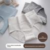 Plus Size Female Pure Cotton Menstrual Period Leakproof Middle Waist Triangle Briefs