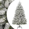 VidaXL Artificial Hinged Christmas Tree with Flocked Snow 180 Cm 357793