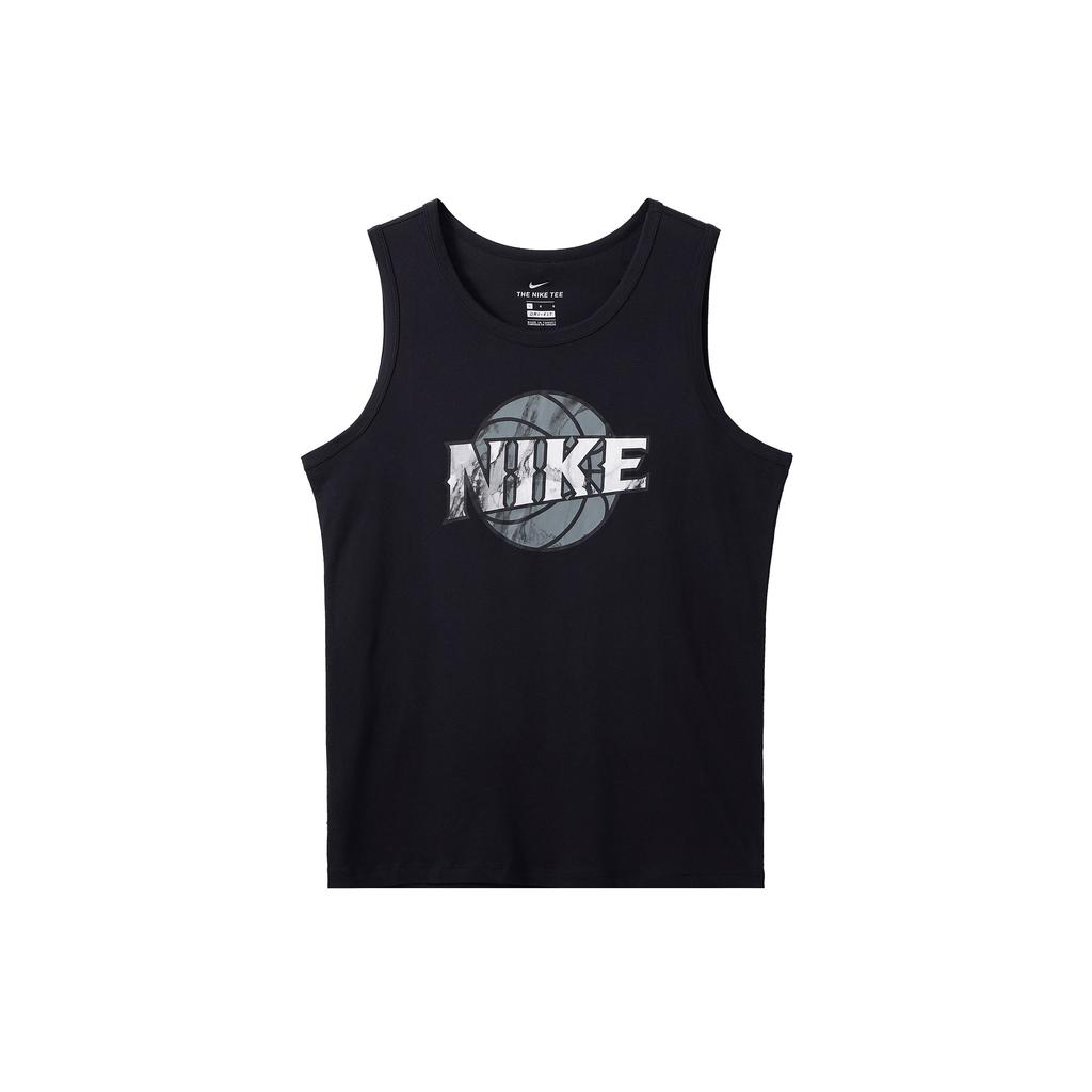 Nike Basketball Print Sleeveless Vest Men Tops Black CD1293-010