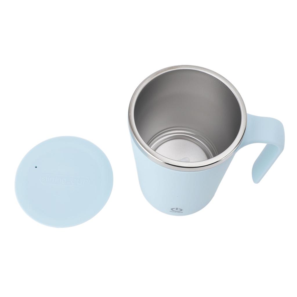 Samo míchací hrnek na kávu Dobíjecí s víčkem Nerezový Přenosný Elektrický Magnetický Automatický