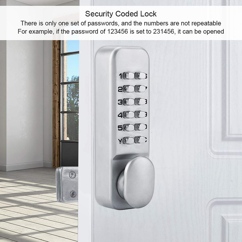 Digital Door Lock, Digital Electronic Lock, Code-Operated Cabinet Lock, 1-11 Digit Password Combination Lock, Anti-Theft Locker, Warehouse Locker, Zin