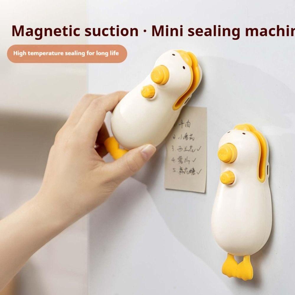 2 in 1 Magnetic Heat Sealer Handheld Sealing Machine Cute Mini Bag Sealer