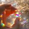 Sun Catcher Prism Cube: Colorful Crystal Glass Ornament - Ideal Qixi Gift for Girlfriend