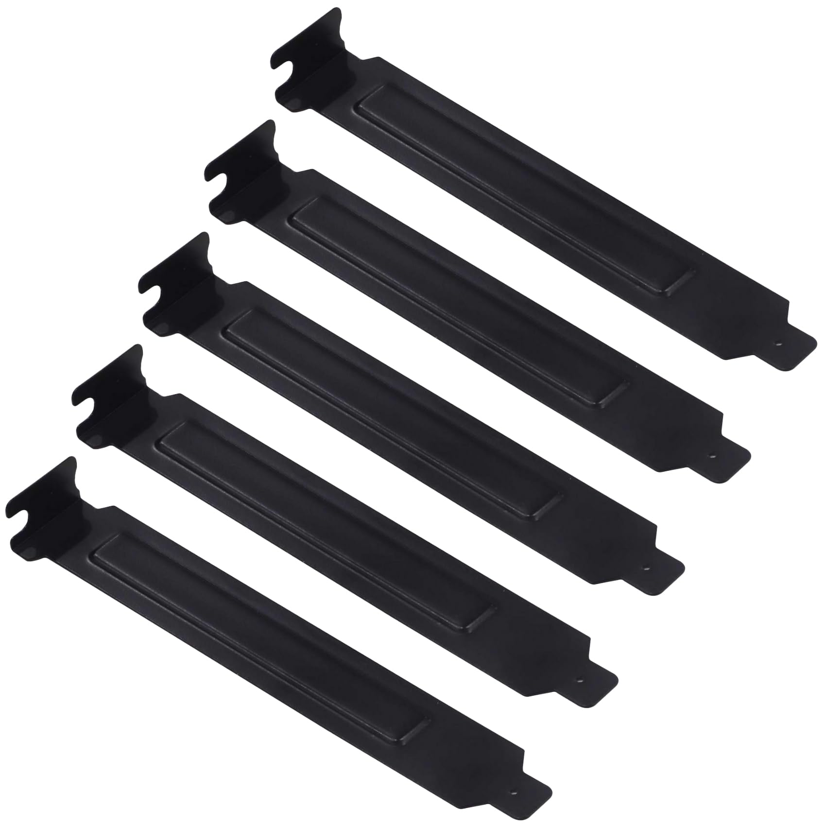 

Audiophile PCI Slot Cover No Screws Black Set of 5 чорний