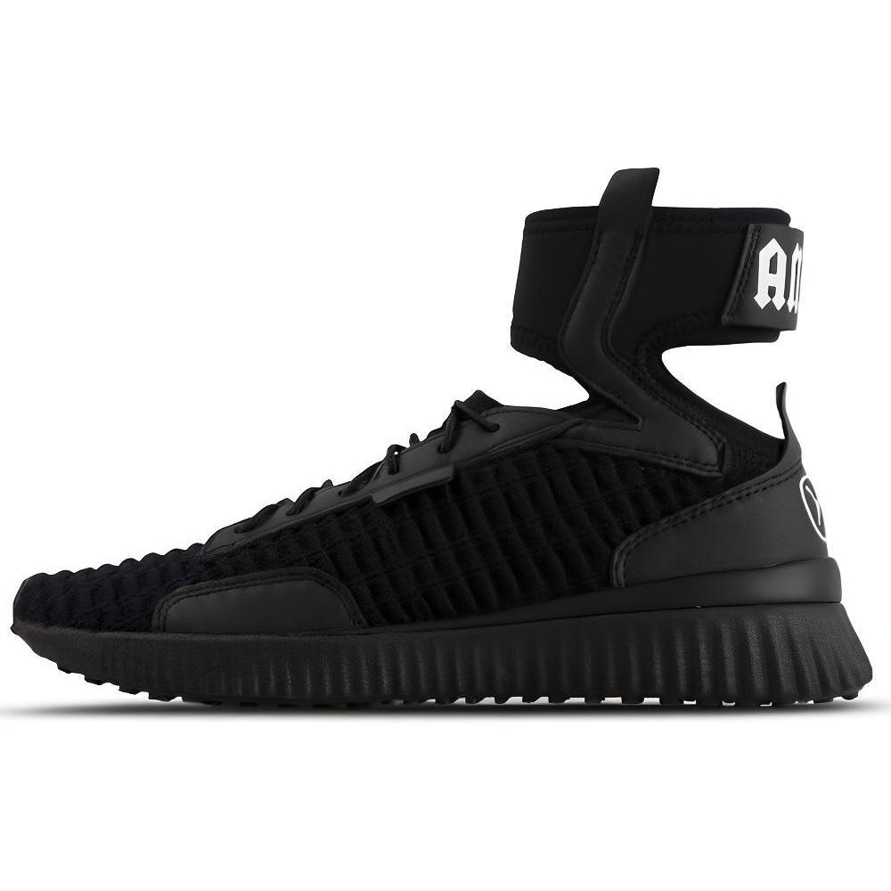 

Кроссовки Puma Mid Rihanna Fenty черные (Женский) Кроссовки унисекс Puma-Black Puma-White 190938-01