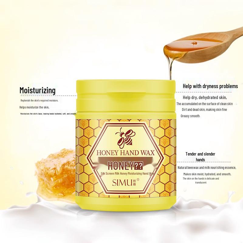 Silk Screen Hand & Foot Exfoliating Peel-off Mask - Milk Honey Hydrating & Moisturizing Treatment for Women