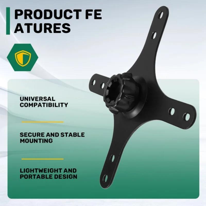Articulating Ball Head VESA Monitor Mount 360 Degree Rotate Multiple Angle Adjustment for Flexible Viewing Positions