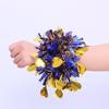 10pcs Elastic Metallic Foil Wrist Bands Colorful Cheerleading Wrist Pom Poms  Concert