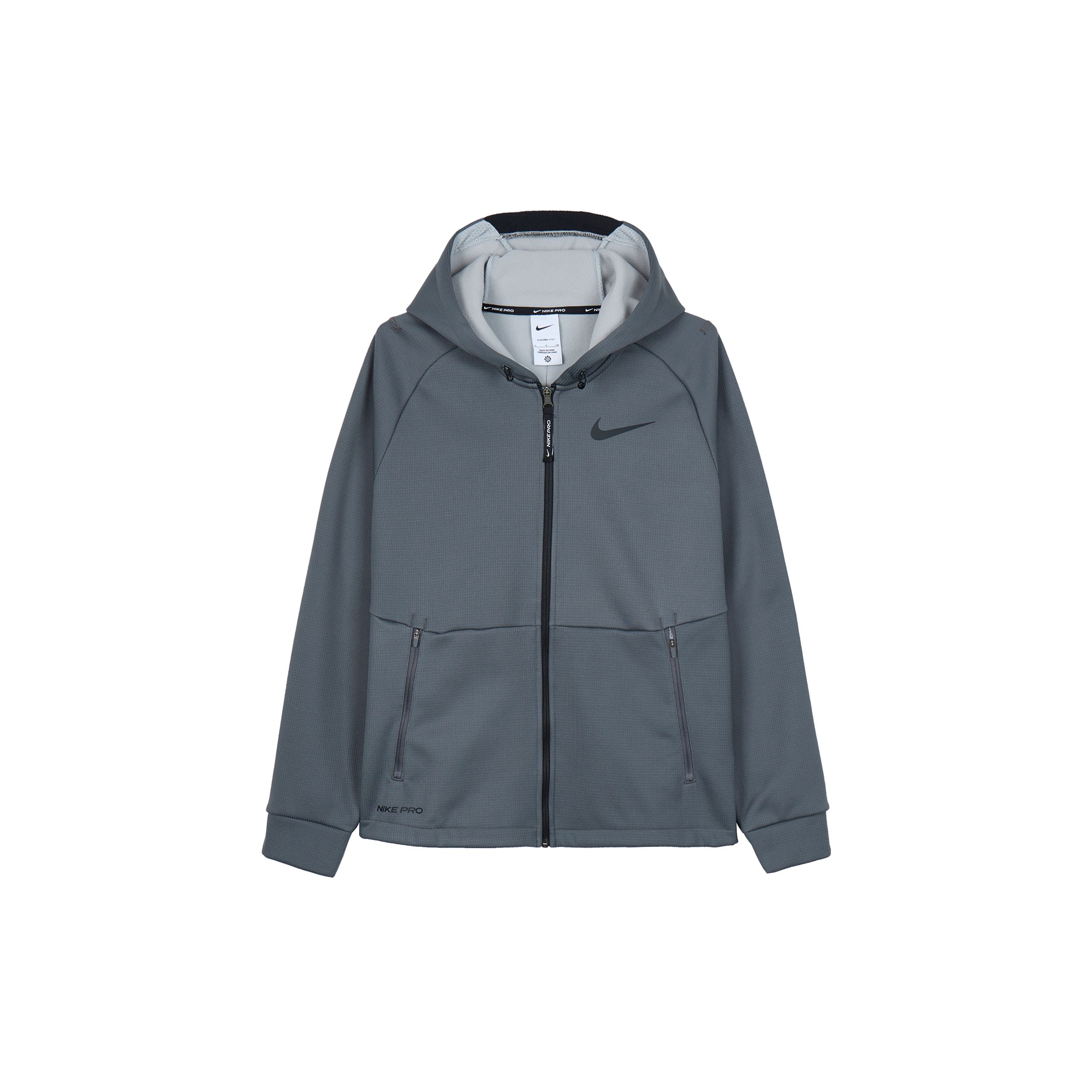 Nike Men s Therma-FIT Full-Zip Hooded Training Jacket Grey DD2125-068 M