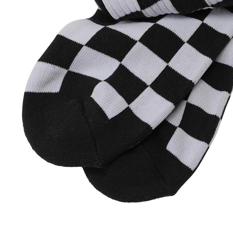 Vans CHECKERBOARD CREW Socks Unisex 1 Pack Black White VN000F0TY28