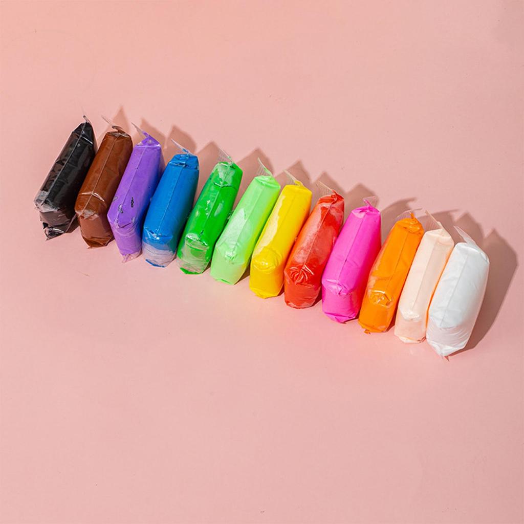 Super Light DIY Toys 36/24/12 Colors Kids Modelling Clay Set Craft Kit Multiple Colors Air Dry Clay Modeling Clay DIY Crafts