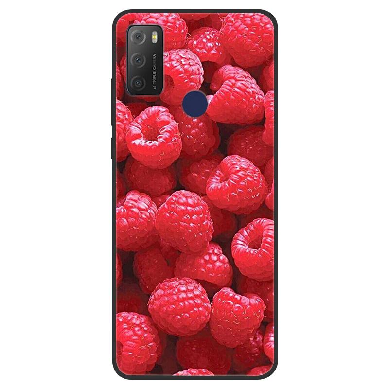 For TCL 20Y Case Girl Cat Flower Soft Silicone Back Wolf Shell for TCL 20E 6125F Fundas Phone Cover For TCL20Y 6156D 20 E Coque