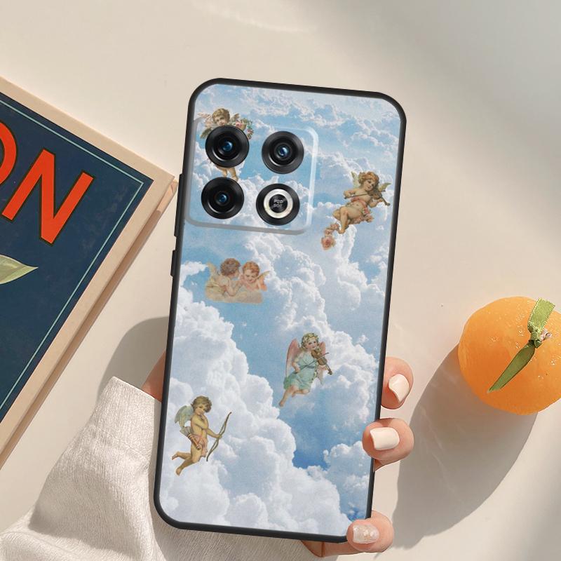 Cute Angels Aesthetic Aesthetics Case For OnePlus Nord 5 CE 2 3 4 Lite N20 N30 OnePlus 15 13 12 11 13T 10T 10R 12R 13R Cover