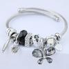 Charm Bracelets for Teen Girls Exquisite Cute Cartoon Friendship Bracelet Stainless Steel Bangle Birthday Gift Little Girls Kids